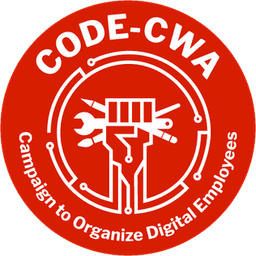 The Campaign to Organize Digital Employees - The Communications Workers of America logo